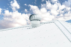 Roof ventilators with eave vents (x2)