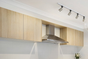Bulkheads to overhead kitchen cabinets